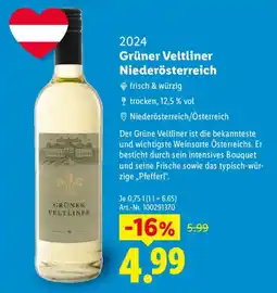 Lidl 2024 Grüner Veltliner Niederösterreich Angebot