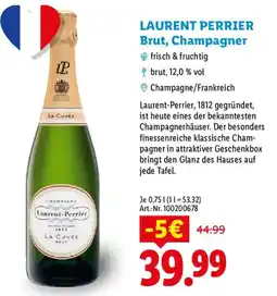 Lidl LAURENT PERRIER Brut, Champagner Angebot
