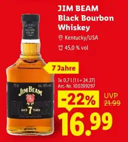 Lidl JIM BEAM Black Bourbon Whiskey Angebot
