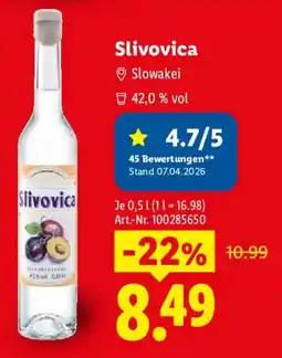 Lidl Slivovica Angebot