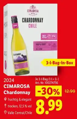Lidl 2024 CIMAROSA Chardonnay Angebot