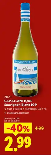 Lidl 2023 CAP ATLANTIQUE Sauvignon Blanc IGP Angebot