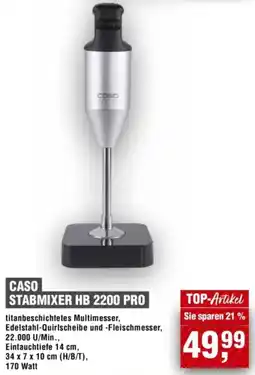 Handelshof Caso stabmixer HB 2200 pro Angebot