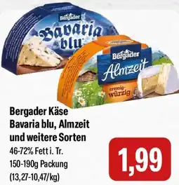 Feneberg Bergader Käse Bavaria blu, Almzeit und weitere Sorten Angebot