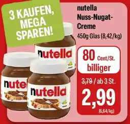 Feneberg nutella Nuss-Nugat Creme Angebot