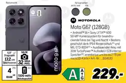 MEDIMAX MOTOROLA Moto G67 (128GB) Angebot