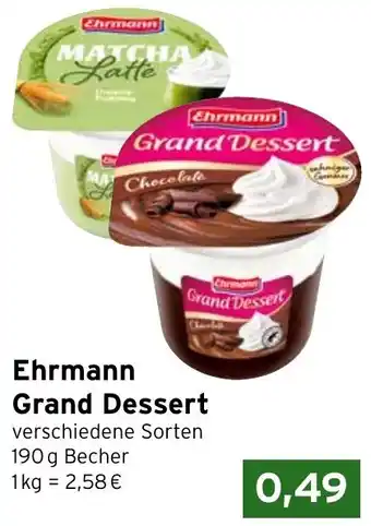 CAP Markt Ehrmann Grand Dessert Angebot