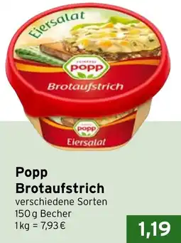 CAP Markt Popp Brotaufstrich Angebot
