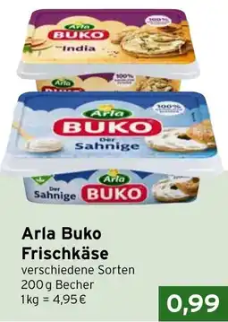 CAP Markt Arla Buko Frischkäse Angebot