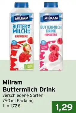 CAP Markt Milram Buttermilch Drink Angebot