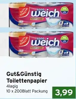 CAP Markt Gut&Günstig Toilettenpapier Angebot