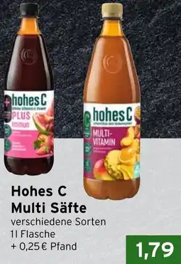 CAP Markt Hohes C Multi Säfte Angebot