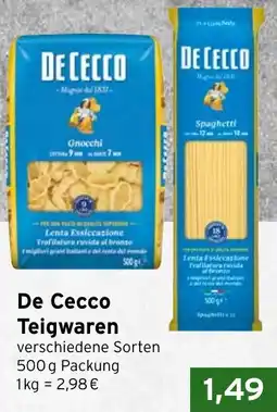 CAP Markt De Cecco Teigwaren Angebot
