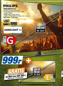 expert Techno Land PHILIPS 55OLED850/12 Angebot