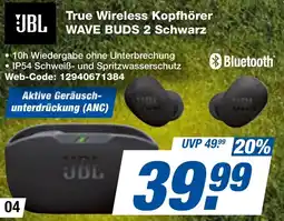 expert Techno Land JBL True Wireless Kopfhörer WAVE BUDS 2 Schwarz Angebot