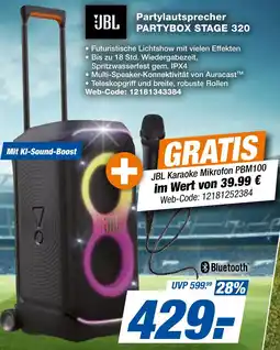 expert Techno Land JBL Partylautsprecher PARTYBOX STAGE 320 Angebot