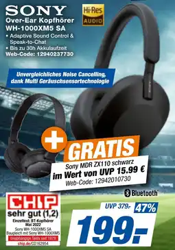 expert Techno Land SONY Over-Ear Kopfhörer WH-1000XM5 SA Angebot