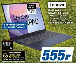 expert Techno Land Lenovo Notebook IdeaPad Slim 3 Angebot