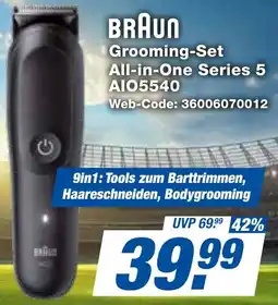 expert Techno Land BRAUN Grooming-Set All-in-One Series 5 AIO5540 Angebot
