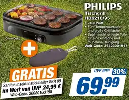 expert Techno Land PHILIPS Tischgrill HD6210/95 Angebot