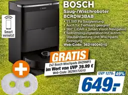 expert Techno Land BOSCH Saug-/Wischroboter BCRDW3BAB Angebot