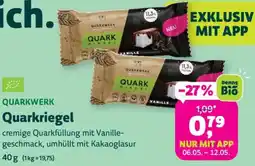 Biomarkt QUARKWERK Quarkriegel Angebot