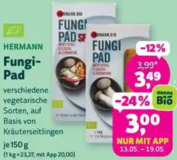 Biomarkt HERMANN Fungi Pad Angebot