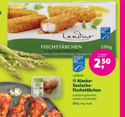 Biomarkt Landur Alaska- Seelachs- Fischstäbchen Angebot
