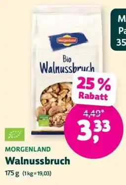Biomarkt MORGENLAND Walnussbruch Angebot