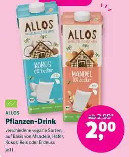 Biomarkt Pflanzen-Drink Angebot