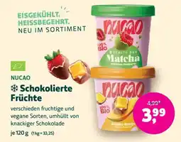 Biomarkt Schokolierte Früchte Angebot