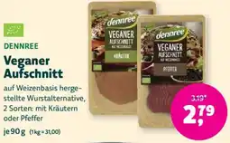 Biomarkt DENNREE Veganer Aufschnitt Angebot