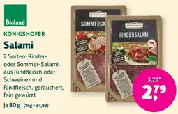 Biomarkt Bioland königshofer salami Angebot