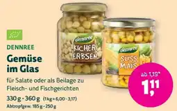Biomarkt dennree Gemüse im Glas Angebot
