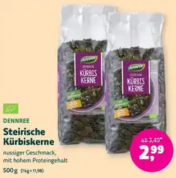 Biomarkt DENNREE Steirische Kürbiskerne Angebot