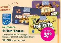 Biomarkt FOLLOWFOOD Fisch-Snacks Angebot