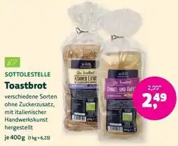 Biomarkt SOTTOLESTELLE Toastbrot Angebot