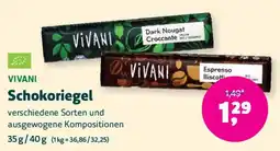 Biomarkt VIVANI Schokoriegel Angebot