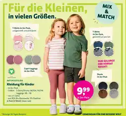 Biomarkt Kleidung für Kinder Angebot