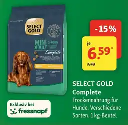 Fressnapf SELECT GOLD Complete Angebot