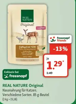 Fressnapf REAL NATURE Original Angebot