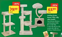 Fressnapf AniOne Kratzbaum Tiffy, Lilly oder Emilie Angebot