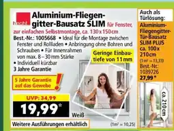 Norma Aluminium-Fliegen-gitter-Bausatz SLIM Angebot