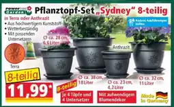Norma Pflanztopf-Set „Sydney“ 8-teilig Angebot
