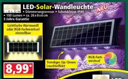 Norma LED-Solar-Wandleuchte Angebot