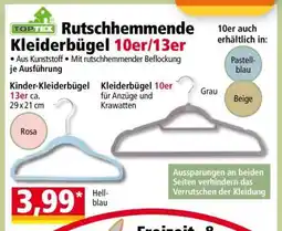 Norma Rutschhemmende Kleiderbügel 10er/13er Angebot