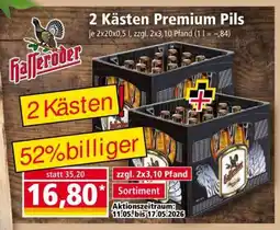 Norma 2 Kästen Premium Pils Angebot