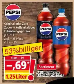 Norma Pepsi Angebot