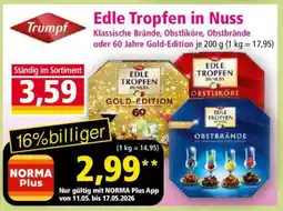 Norma Edle Tropfen in Nuss Angebot