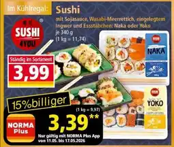 Norma Sushi Angebot